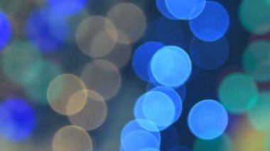 Noel ışıkları odak içinde