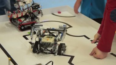 Hatta hareketli robotlar zorlu çocuklar
