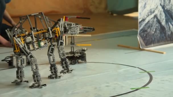 Выступление Robotics Star Wars — стоковое видео