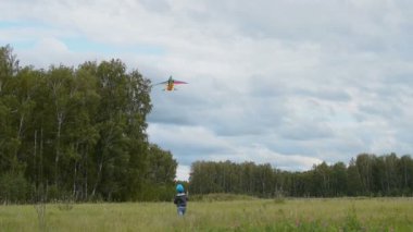 Kid and kite