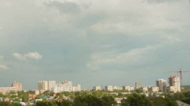 Cityscape and cloudscape