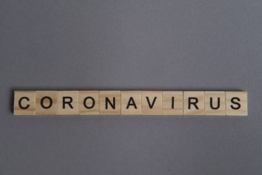 Coronavirus depicted in word for news, reports