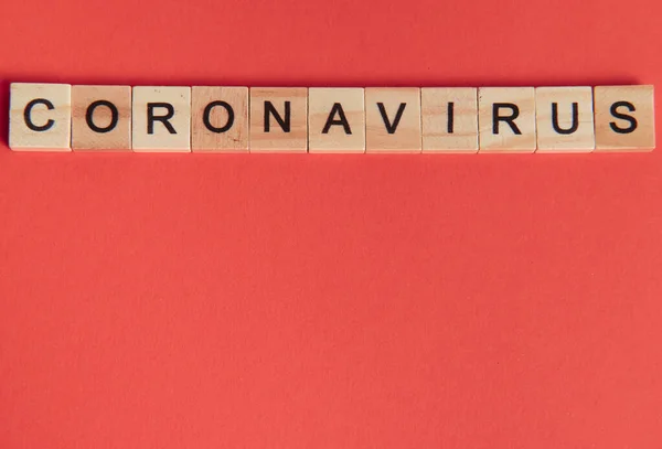 Coronavirus depicted in word for news, reports