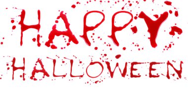 Beyaz arka planda kanlı parmak izi. 