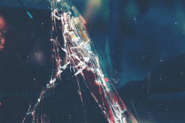 kırık ayna paramparça arka plan kırık. Retro renk stili.