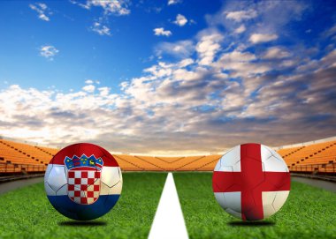 Ulusal Hırvat ve ulusal İngiltere arasındaki futbol kupası yarışması.