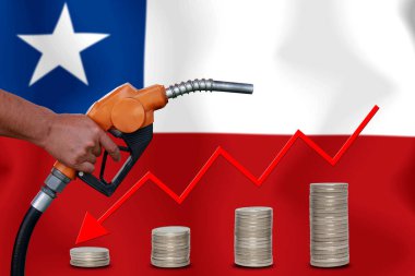 bayraklar üzerinde Dünya petrol fiyatları grafiği