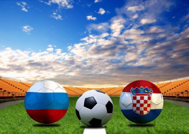 Ulusal Rus ve ulusal Hırvat futbol kupası yarışması.