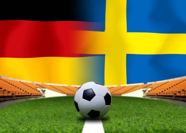 Ulusal Almanya ve İsveç arasındaki futbol kupası yarışması.