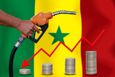 bayraklar üzerinde Dünya petrol fiyatları grafiği