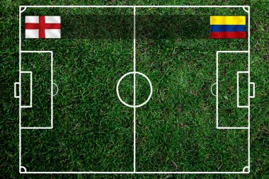 Ulusal İngiltere ile Suudi Arabistan arasındaki futbol kupası yarışması.