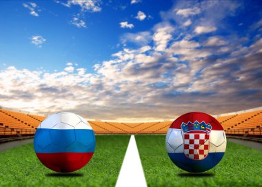 Ulusal Rus ve ulusal Hırvat futbol kupası yarışması.