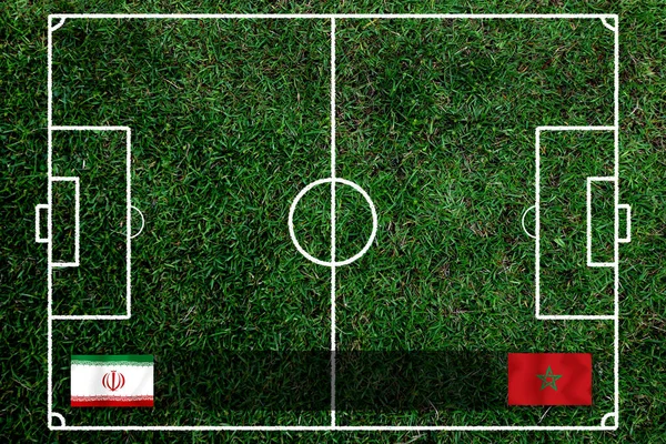 Футбольний Кубок Марокко Національний Іран — стокове фото
