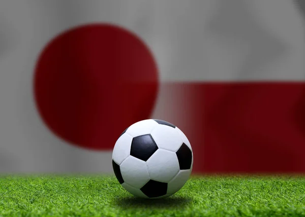 Voetbalbekerwedstrijd Tussen Het Nationale Japan Het Nationale Polen — Stockfoto