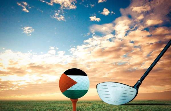 Гольф Мяч Судан Винтажный Цвет — стоковое фото