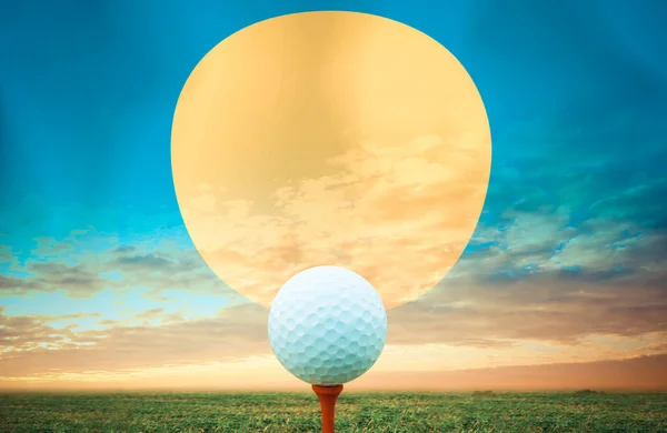 Bola Golfe Palau Fundo — Fotografia de Stock