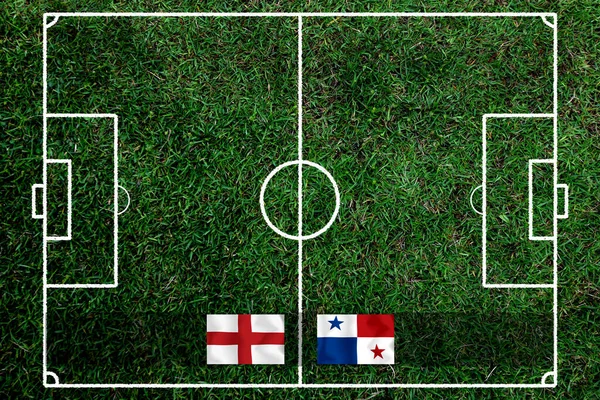 Competizione Coppa Calcio Tra Inghilterra Nazionale Panama Nazionale — Foto Stock