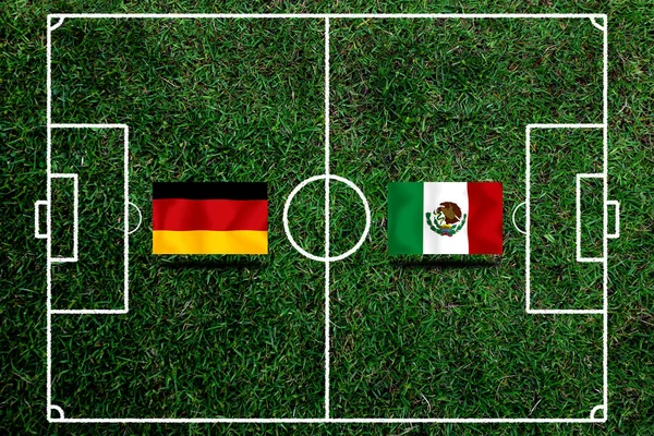 Ulusal Almanya ile Meksika arasındaki futbol kupası yarışması.