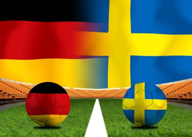 Ulusal Almanya ve İsveç arasındaki futbol kupası yarışması.