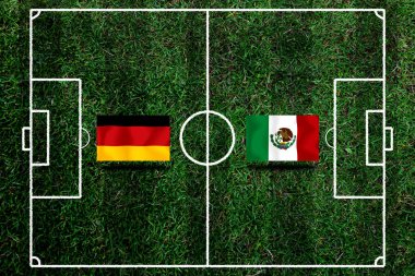 Ulusal Almanya ile Meksika arasındaki futbol kupası yarışması.