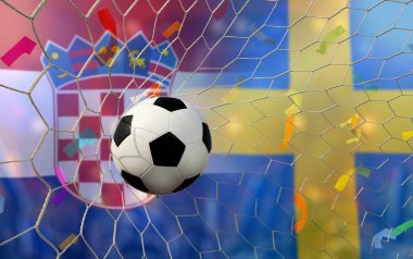 Ulusal Hırvat ve ulusal İsveç arasındaki futbol kupası yarışması.