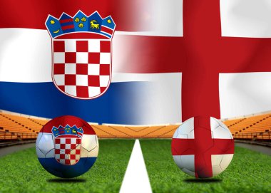 Ulusal Hırvat ve ulusal İngiltere arasındaki futbol kupası yarışması.