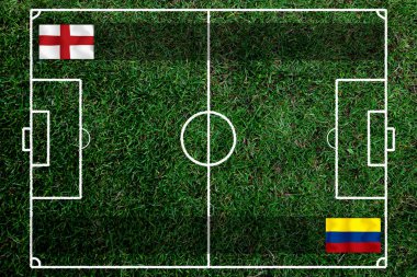 Ulusal İngiltere ile Suudi Arabistan arasındaki futbol kupası yarışması.