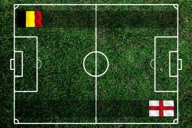 Ulusal Belçika ile ulusal İngiltere arasındaki futbol kupası yarışması.
