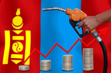 bayraklar üzerinde Dünya petrol fiyatları grafiği