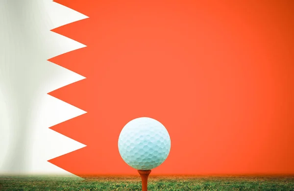 Golf Topu Belçika Nın Klasik Rengi — Stok fotoğraf
