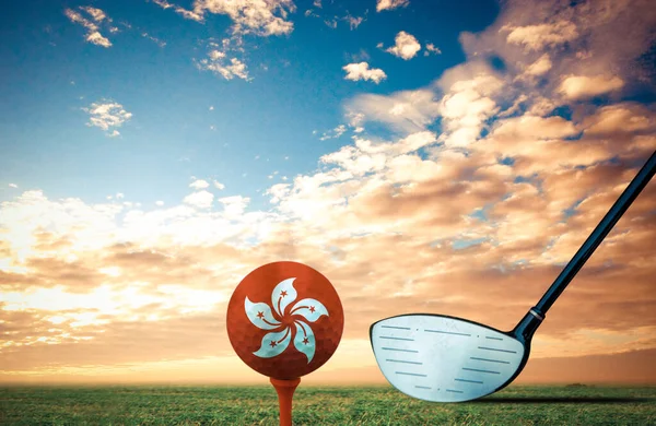高尔夫球香港古色古香 — 图库照片