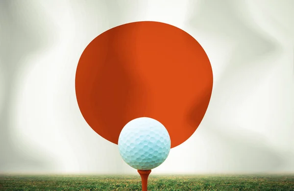 Μπάλα Γκολφ Japan Vintage Χρώμα — Φωτογραφία Αρχείου