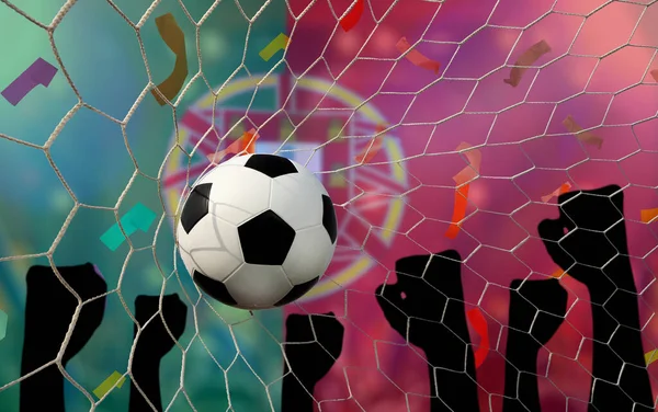 Portugal Flag Soccer Ball Concept Sport — Stock Photo, Image