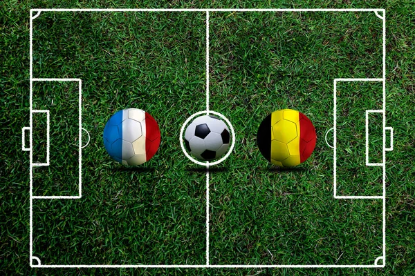 Ulusal Fransa Ile Millî Futbol Kupası Müsabakası — Stok fotoğraf