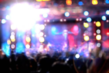 Arkaplan için soyut bulanık konser ışığı