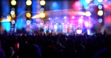 Arkaplan için soyut bulanık konser ışığı