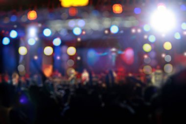 Arkaplan için soyut bulanık konser ışığı