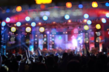 Arkaplan için soyut bulanık konser ışığı