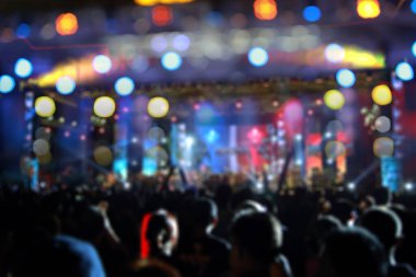 Arkaplan için soyut bulanık konser ışığı