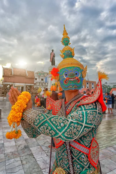 Korat Таїланд October 2016 Khon Традиційне Танцювальне Мистецтво Тайської Класичної — стокове фото