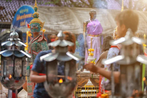 Korat Tailândia Outubro 2016 Khon Arte Dramática Tradicional Dança Clássica — Fotografia de Stock