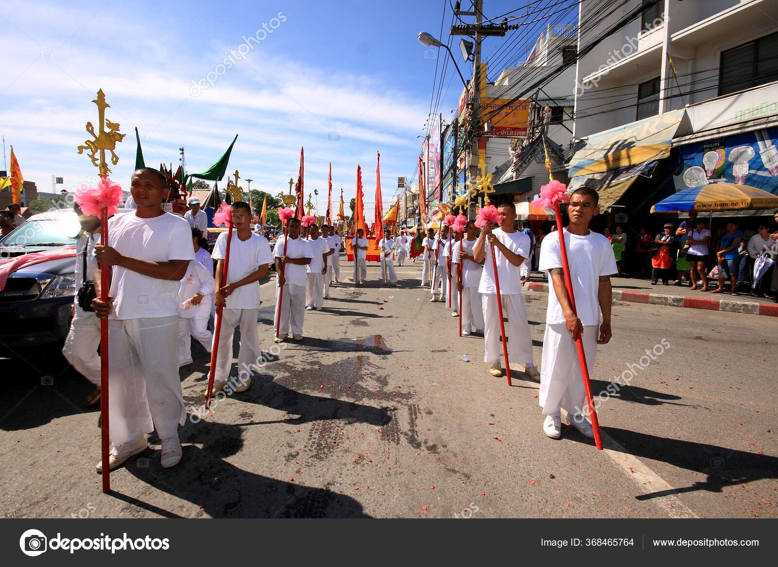Nakhon Ratchasima Thailand Sep Unidentified Devotee Vegetarian Festival Person Who Stock Editorial Photo C Narin Photo