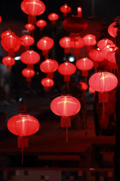 Lanterne Cinesi Capodanno Cinese — Foto Stock
