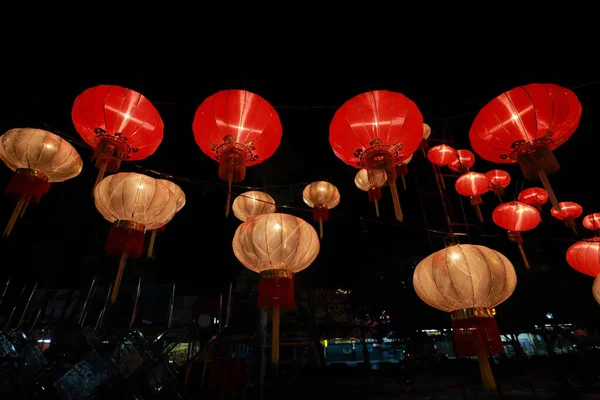 Lanternes Chinoises Nouvel Chinois — Photo