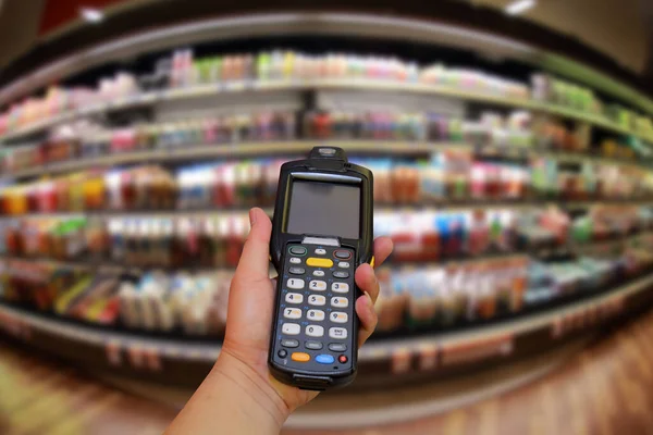 Bluetooth bar code scanner products in supermarkets.