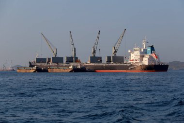 Okyanusta Uluslararası Konteyner Kargo Gemisi, Nakliye, Nakliye, Denizcilik Gemisi