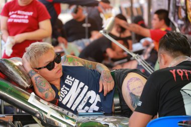 KORAT, Tayland - 11 Kasım 2017: Korar Dövme Sözleşmesi 2017