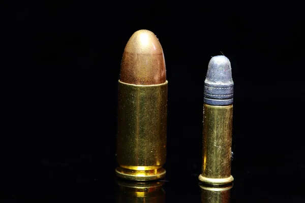 Bullets Black Background — Stock Photo, Image