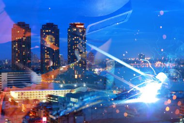  İş ve Şehir Gecesi. Concept City İnşaat Ülkenin refahı..