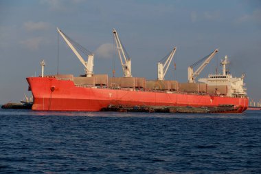 Okyanusta Uluslararası Konteyner Kargo Gemisi, Nakliye, Nakliye, Denizcilik Gemisi